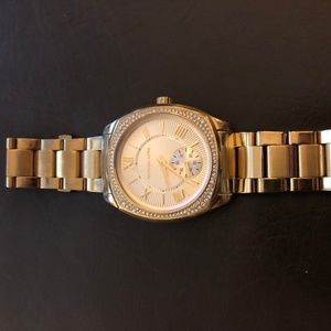 Michael Kors Women's Bryn Gold-Tone Watch MK6134